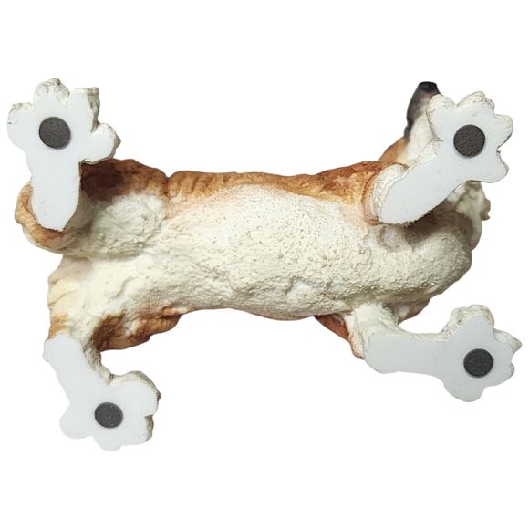 Vintage Resin Welsh Corgi Pembroke Dog Puppy Figurine - Picture 4 of 5